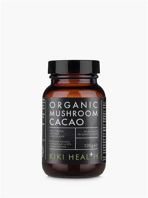 Kiki Health Organic Mushroom Extract Cacao Powder 105g At John Lewis