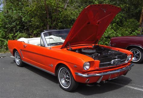 Poppy Red 1964 Ford Mustang Convertible