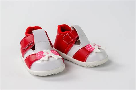 Premium Photo | Pink baby girl shoes