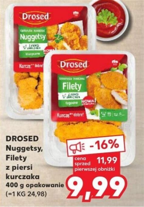 Promocja Drosed Nuggetsy Filety Z Piersi Kurczaka G W Kaufland