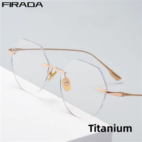 14 25 69 de réduction FIRADA Lunettes sans monture en titane pour