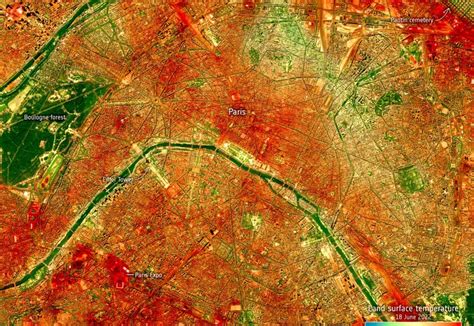 Paris brûle t il Un cliché thermique dévoile les zones les plus