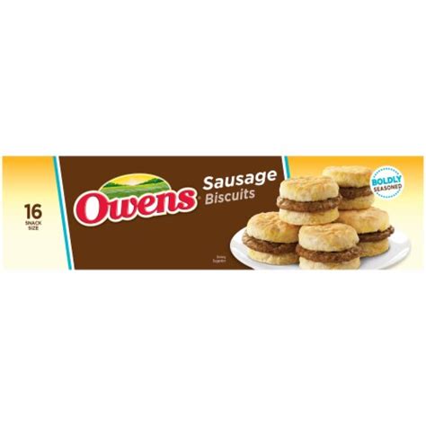 Owens Sausage Biscuits 16 Ct 2768 Oz Food 4 Less