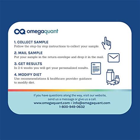 Omega Quant Omega Index Basic The Original Omega Blood Test Kit