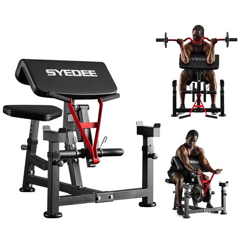 Preacher Curl Bench Plate Loaded Bicep Curl Machine Bicep And Tricep