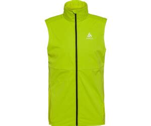 Odlo Zeroweight Warm Vest 313652 Lime Green Black Au Meilleur Prix