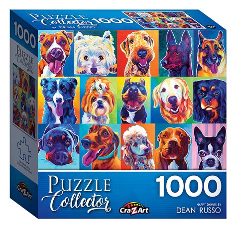 RoseArt Puzzle Collector Happy Dawgs 1000 Piece