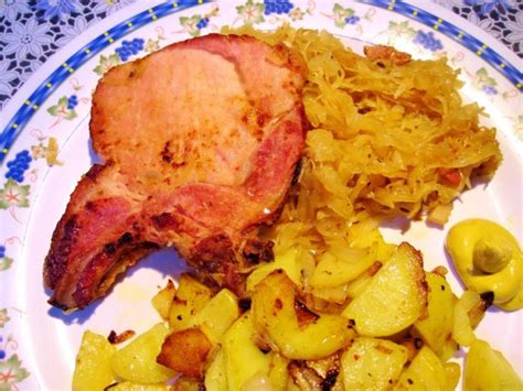 Kasseler Koteletts Mit Sauerkraut Rezept Kochbar De