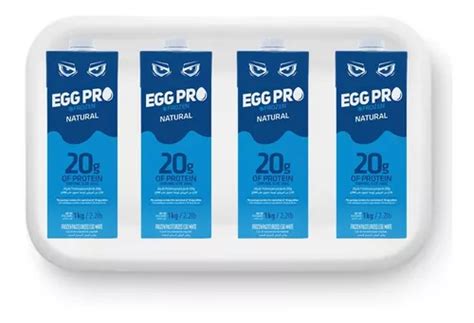 Clara De Ovo Liquida Pasteurizada Egg Pro Kit 4 Lts MercadoLivre