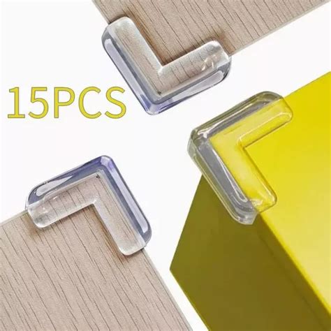 15pzs Protecciones Esquineros Bebés Protector Muebles MercadoLibre