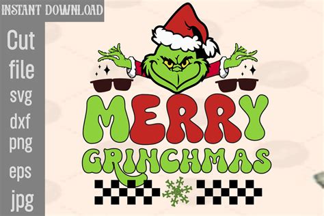 Merry Grinchmas Svg Cut File Lady Grinch Png Santa Grinch Png Barbie