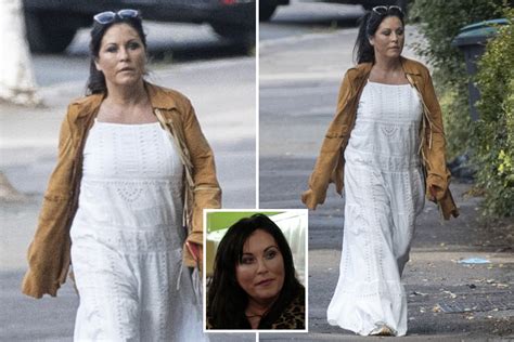 Eastenders Jessie Wallace Soaks Up The Sun In White Maxi Dress Before