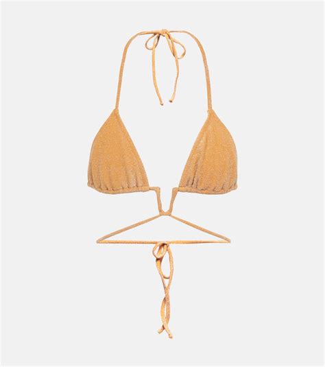 Hili Bikini Top In Orange Bananhot Mytheresa