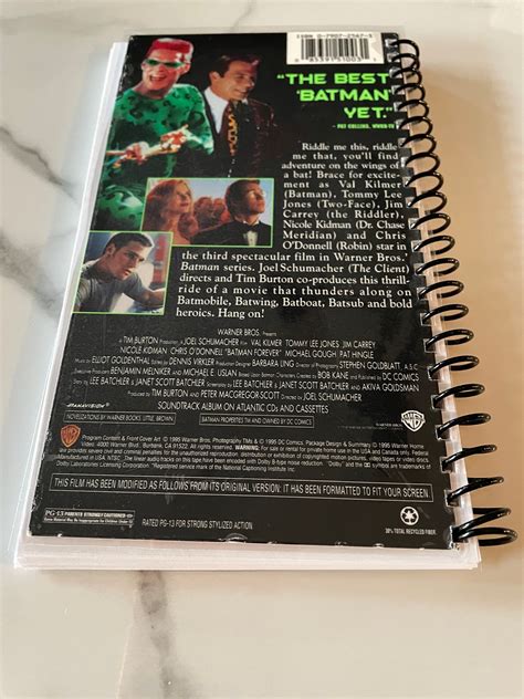 Batman Forever 90s Movie Val Kilmer Tommy Lee Jones Jim Carrey Etsy