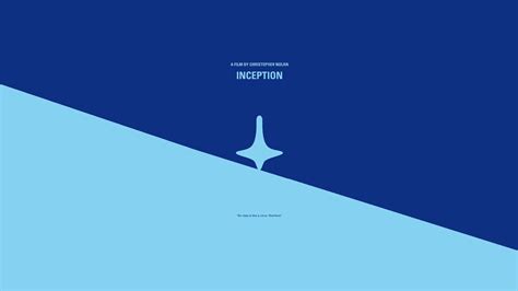 Download Inception Minimalist Movie Poster Wallpaper | Wallpapers.com