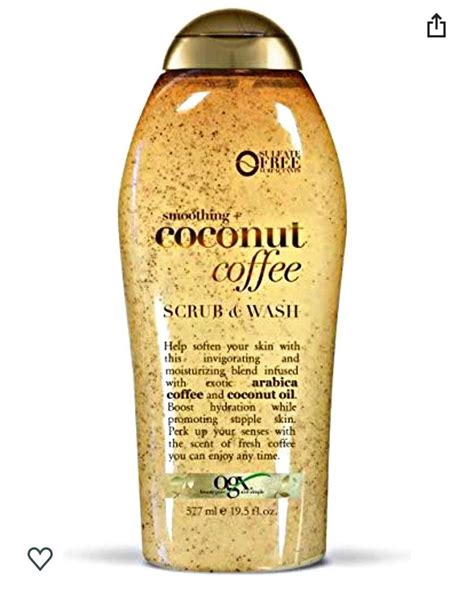 Ogx Coffee Scrub And Wash Coconut Skin Confidence