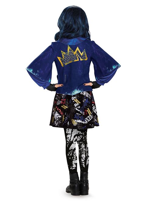 Girls Deluxe Evie Descendants Costume