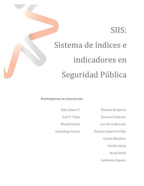 Pdf Sistema De índices E Indicadores En Seguridad Dokumen Tips