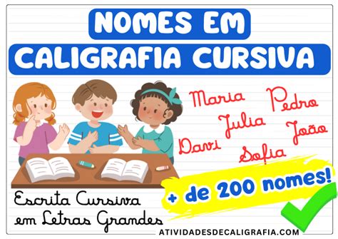 Nomes Em Letra Cursiva Para Imprimir - Nome em Letra Cursiva para Copiar.