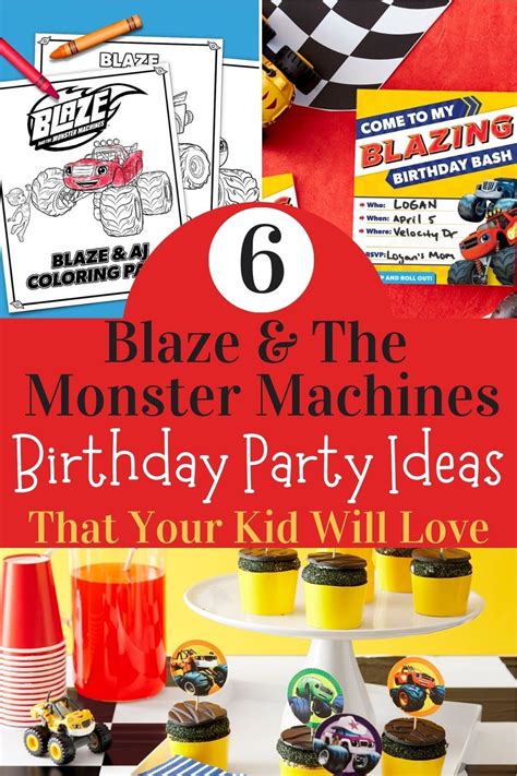 Blaze And The Monster Machines Party Ideas Plus DVD GIVEAWAY