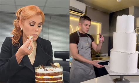 Pastelero De La Boda De Melissa Paredes Le Env A Una Torta Con