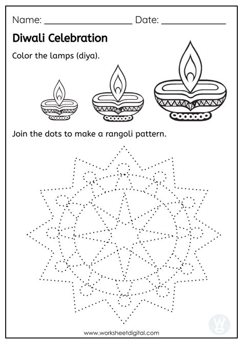 Diwali Celebration - Worksheet Digital - Worksheets Library