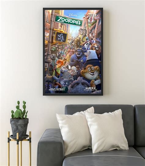 zootopia  poster etsy