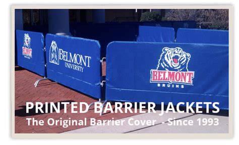 Barricade Cover Barrier Jacket Covers Blockader Steel Barriers