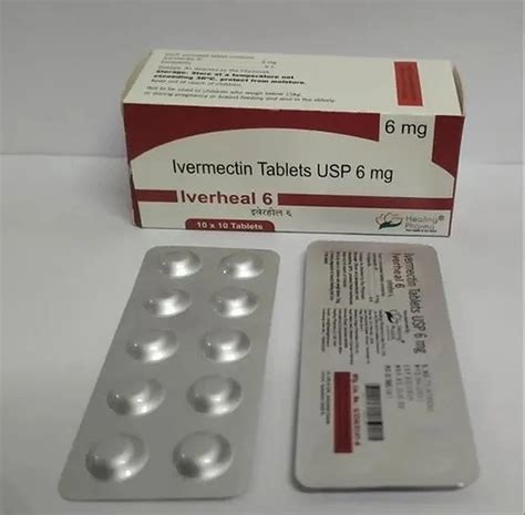 Iverheal 6 Ivermectin 6mg Tablets At Rs 55 Strip Of 10 Tablets Nana