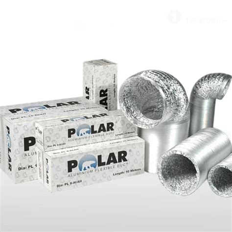 Flexible Cerobong Ducting Isolasi 20 Pipa Exhaust Ducting Aluminium