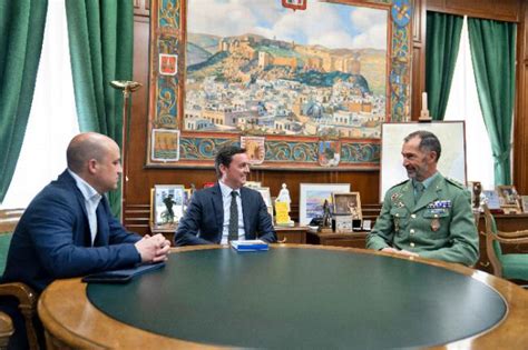 Reunión entre el presidente de la Diputación Provincial de Almería y el