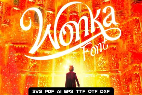 Wonka Font Bundle Wonka Svg Ttf Otf Files Retro Old Etsy