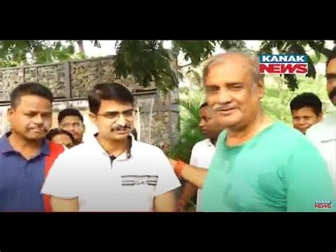 Ashok Panda And Bhubaneswar BJD MP Candidate Manmath Routray Visits