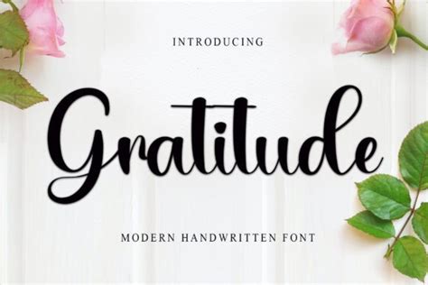 Gratitude Font By Inermedia STUDIO Creative Fabrica