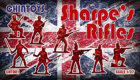 Sharpe's Rifles--eight figures--AWAITING RESTOCK. - CHT001 - Plastic Soldiers - Products