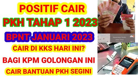 POSITIF CAIR PKH TAHAP 1 BAGI KPM GOLONGAN INI CAIR SEGINI CEK PKH HARI