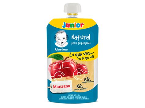 Gerber® Junior Pouch Manzana 110g Nestlé Baby And Me México