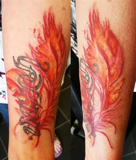 Watercolor Phoenix Tattoo Designs, Ideas and Meaning - Tattoos For You