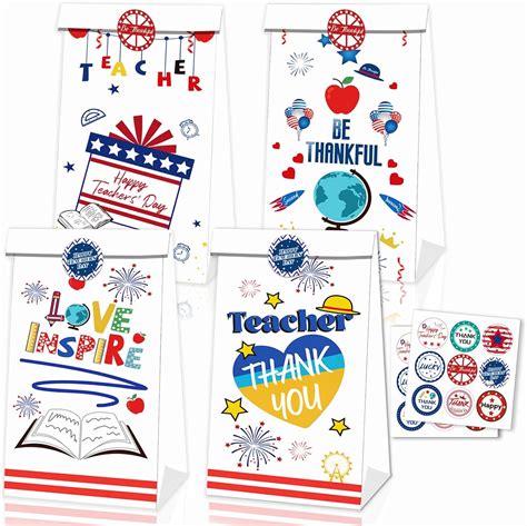 Amazon Pieces Teacher Appreciation Gift Bags Thank You Teachers