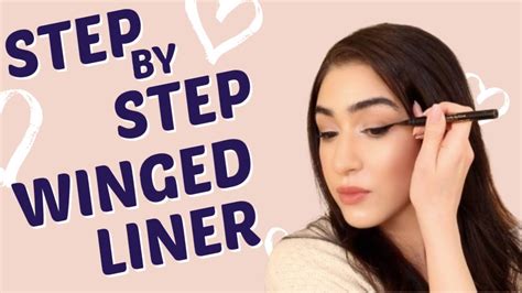 Step By Step Winged Eyeliner Tutorial Youtube