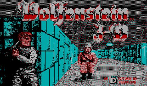 Вышла версия Wolfenstein 3d для видеокарты Cga и процессора 8088