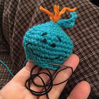 Ravelry Retrofresh S Mr Meeseeks Keychain Rick Morty