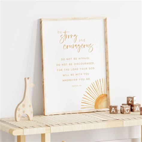 Christian Nursery Wall Art Sunshine Nursery Print Bible Verse Nursery