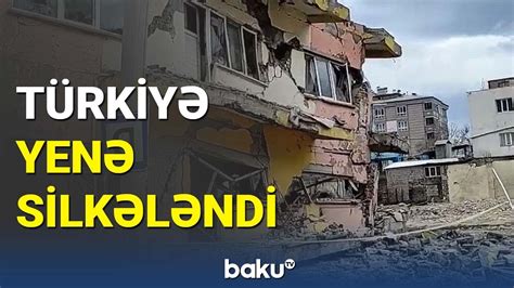 Türkiyədə yenə zəlzələ oldu BAKU TV 23 03 2023 YouTube