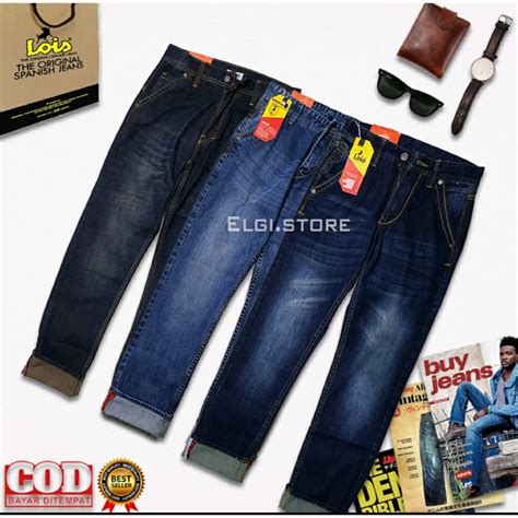 Jual Celana Jeans Lois Original Reguler Standar Panjang Pria Premium