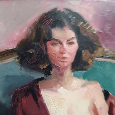 Nude On A Green Couch Original Oil Painting By David Beynon Pena Original Oil Painting Oil