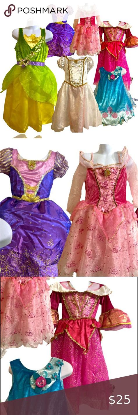 Disney Princess Dress Up Pretend Play Bundle Disney Princess Dress Up ...