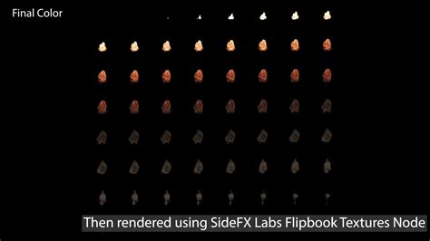 Houdini Explosion In Unreal Breakdown Sidefx Labs Flipbook Texture