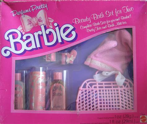 Barbie Perfume Pretty Beauty Bath Set For Two Complete Bath Sets For