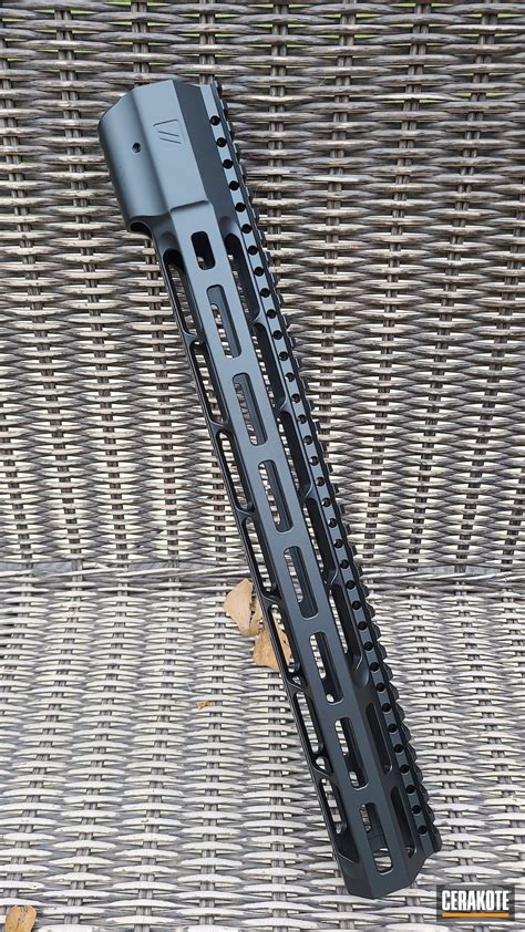 AR15 Handrail in Graphite Black | Cerakote